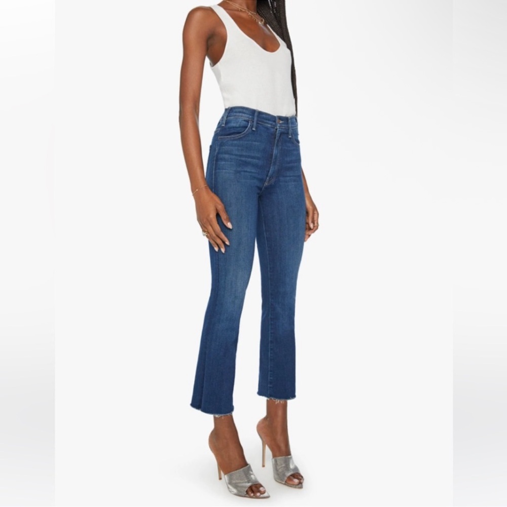 MOTHER The Hustler Ankle Fray Jeans In Home‎ Movies Size 25